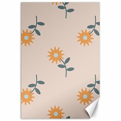 Flowers Continuous Pattern Nature Canvas 20  X 30  by HermanTelo