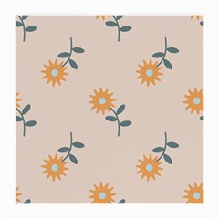 Flowers Continuous Pattern Nature Medium Glasses Cloth by HermanTelo