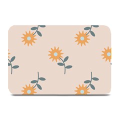 Flowers Continuous Pattern Nature Plate Mats