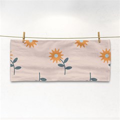 Flowers Continuous Pattern Nature Hand Towel