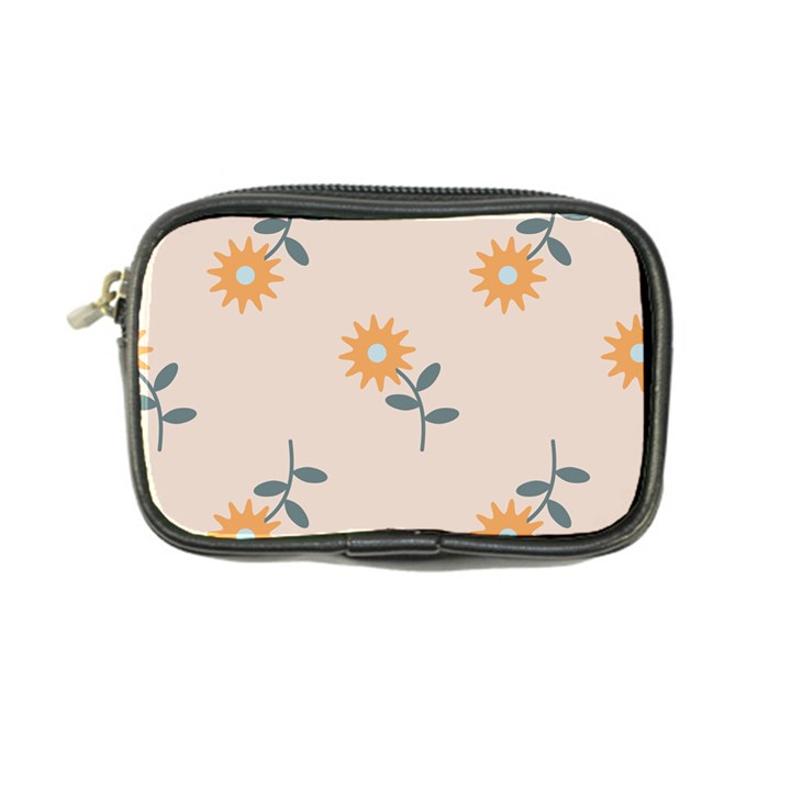 Flowers Continuous Pattern Nature Coin Purse