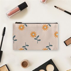 Flowers Continuous Pattern Nature Cosmetic Bag (small)