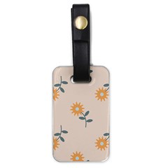 Flowers Continuous Pattern Nature Luggage Tags (one Side) 