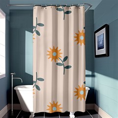 Flowers Continuous Pattern Nature Shower Curtain 36  X 72  (stall) 