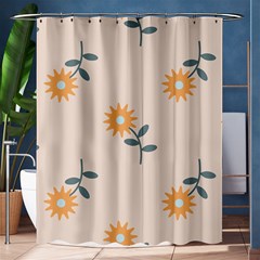 Flowers Continuous Pattern Nature Shower Curtain 60  X 72  (medium)  by HermanTelo