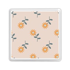 Flowers Continuous Pattern Nature Memory Card Reader (square)