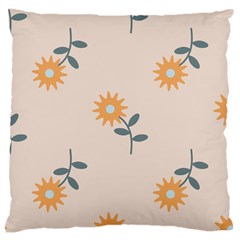 Flowers Continuous Pattern Nature Large Cushion Case (one Side)