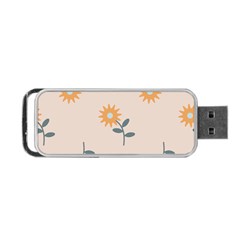 Flowers Continuous Pattern Nature Portable Usb Flash (one Side)