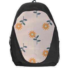 Flowers Continuous Pattern Nature Backpack Bag