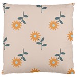 Flowers Continuous Pattern Nature Standard Flano Cushion Case (Two Sides) Front