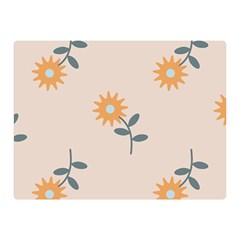 Flowers Continuous Pattern Nature Double Sided Flano Blanket (mini) 