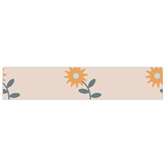 Flowers Continuous Pattern Nature Small Flano Scarf