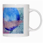 Abstract clouds and moon White Mugs Right