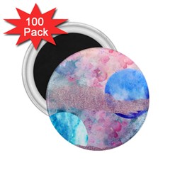 Abstract Clouds And Moon 2 25  Magnets (100 Pack)  by charliecreates