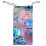 Abstract clouds and moon Jewelry Bag Back