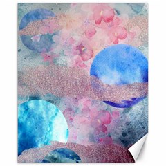 Abstract Clouds And Moon Canvas 16  X 20  by charliecreates