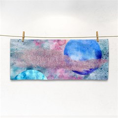 Abstract Clouds And Moon Hand Towel by charliecreates