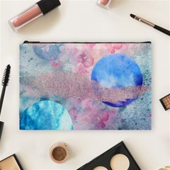 Abstract Clouds And Moon Cosmetic Bag (large) by charliecreates