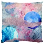 Abstract clouds and moon Large Cushion Case (Two Sides) Front