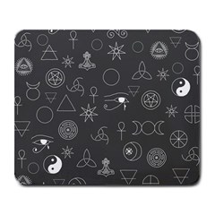 Witchcraft symbols  Large Mousepads