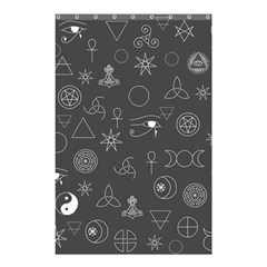 Witchcraft symbols  Shower Curtain 48  x 72  (Small) 