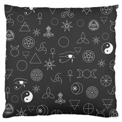 Witchcraft symbols  Large Cushion Case (One Side)