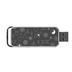 Witchcraft Symbols  Portable Usb Flash (two Sides) by Valentinaart