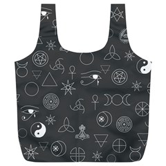 Witchcraft symbols  Full Print Recycle Bag (XL)