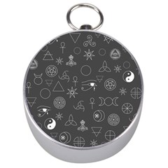 Witchcraft symbols  Silver Compasses