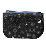 Witchcraft symbols  Large Coin Purse Front