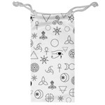 Witchcraft symbols  Jewelry Bag Front