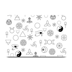 Witchcraft Symbols  Plate Mats by Valentinaart