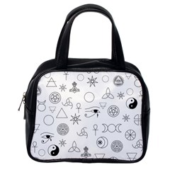 Witchcraft Symbols  Classic Handbag (one Side) by Valentinaart