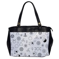 Witchcraft Symbols  Oversize Office Handbag by Valentinaart