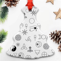 Witchcraft Symbols  Ornament (christmas Tree)  by Valentinaart