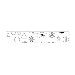 Witchcraft Symbols  Flano Scarf (mini) by Valentinaart