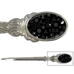 Witchcraft Symbols  Letter Opener by Valentinaart