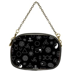 Witchcraft Symbols  Chain Purse (one Side) by Valentinaart