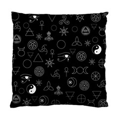 Witchcraft Symbols  Standard Cushion Case (one Side) by Valentinaart