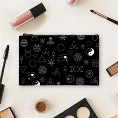 Witchcraft Symbols  Cosmetic Bag (medium) by Valentinaart