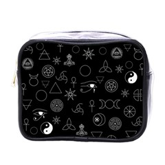 Witchcraft Symbols  Mini Toiletries Bag (one Side) by Valentinaart