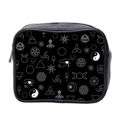 Witchcraft Symbols  Mini Toiletries Bag (two Sides) by Valentinaart