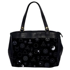 Witchcraft Symbols  Oversize Office Handbag by Valentinaart