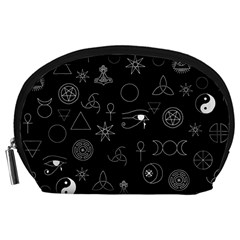 Witchcraft Symbols  Accessory Pouch (large) by Valentinaart