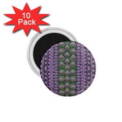 Decorative Juwel And Pearls Ornate 1 75  Magnets (10 Pack)  by pepitasart