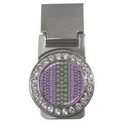 Decorative Juwel And Pearls Ornate Money Clips (cz)  by pepitasart