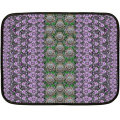 Decorative Juwel And Pearls Ornate Fleece Blanket (mini) by pepitasart