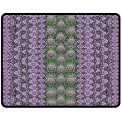 Decorative Juwel And Pearls Ornate Fleece Blanket (medium)  by pepitasart