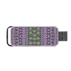 Decorative Juwel And Pearls Ornate Portable Usb Flash (one Side) by pepitasart