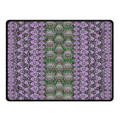 Decorative Juwel And Pearls Ornate Double Sided Fleece Blanket (small)  by pepitasart